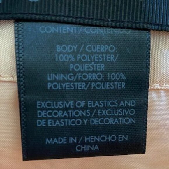 KARDASHIAN Peach Shimmer Petal Fringe Mini Skirt XS - Picture 12 of 12